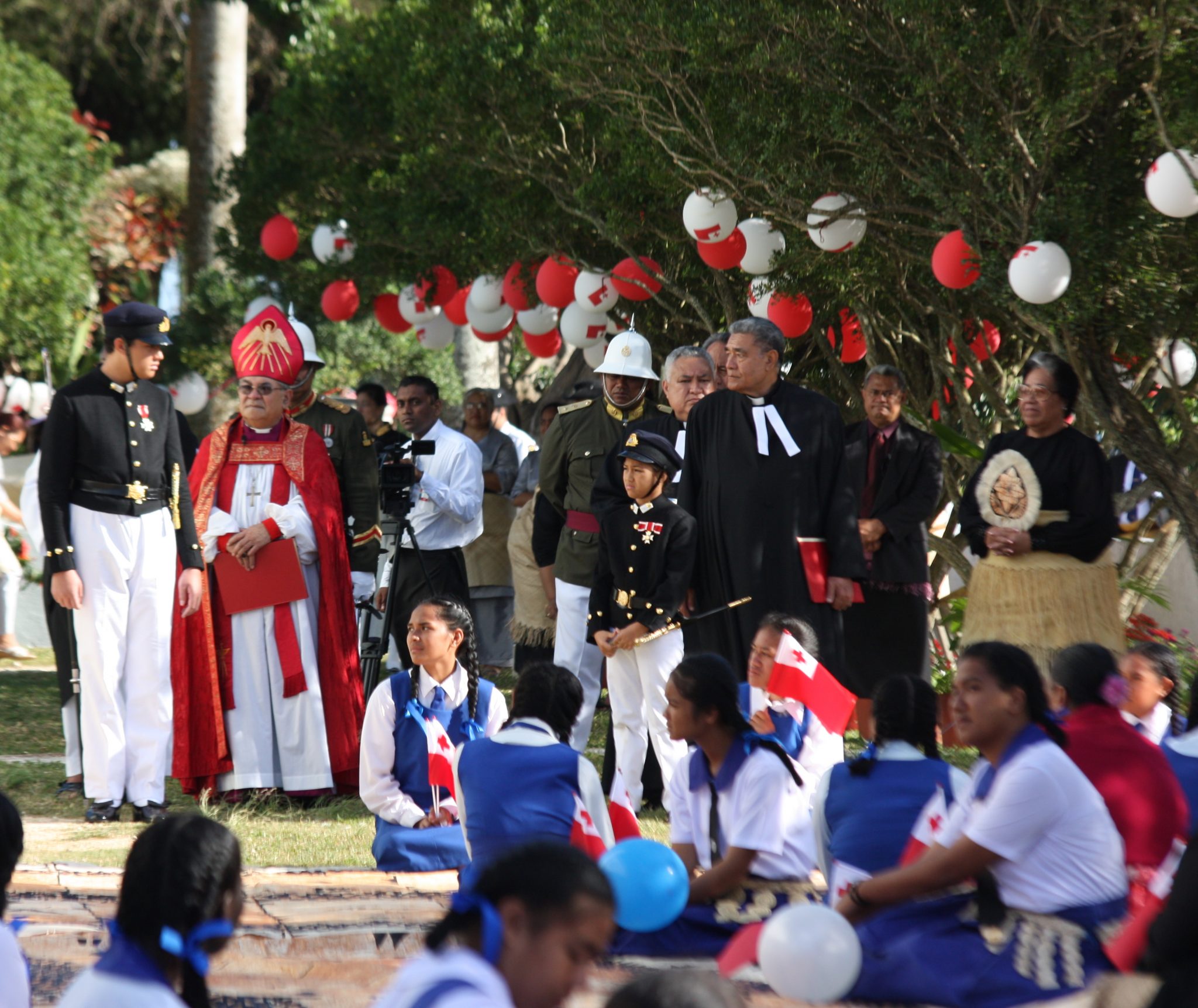 Church, community and state ceremony in Tonga