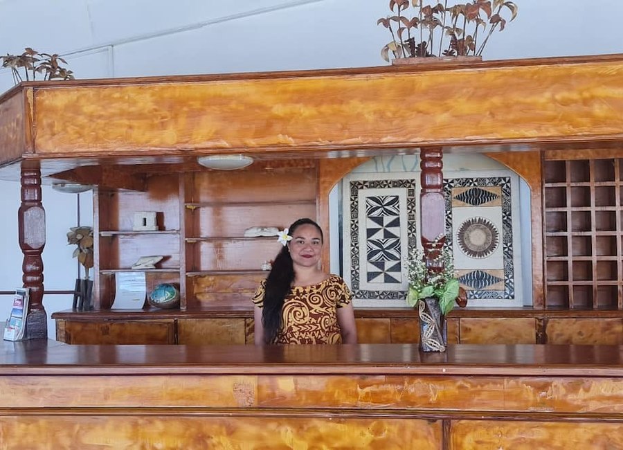 Tonga reception desk