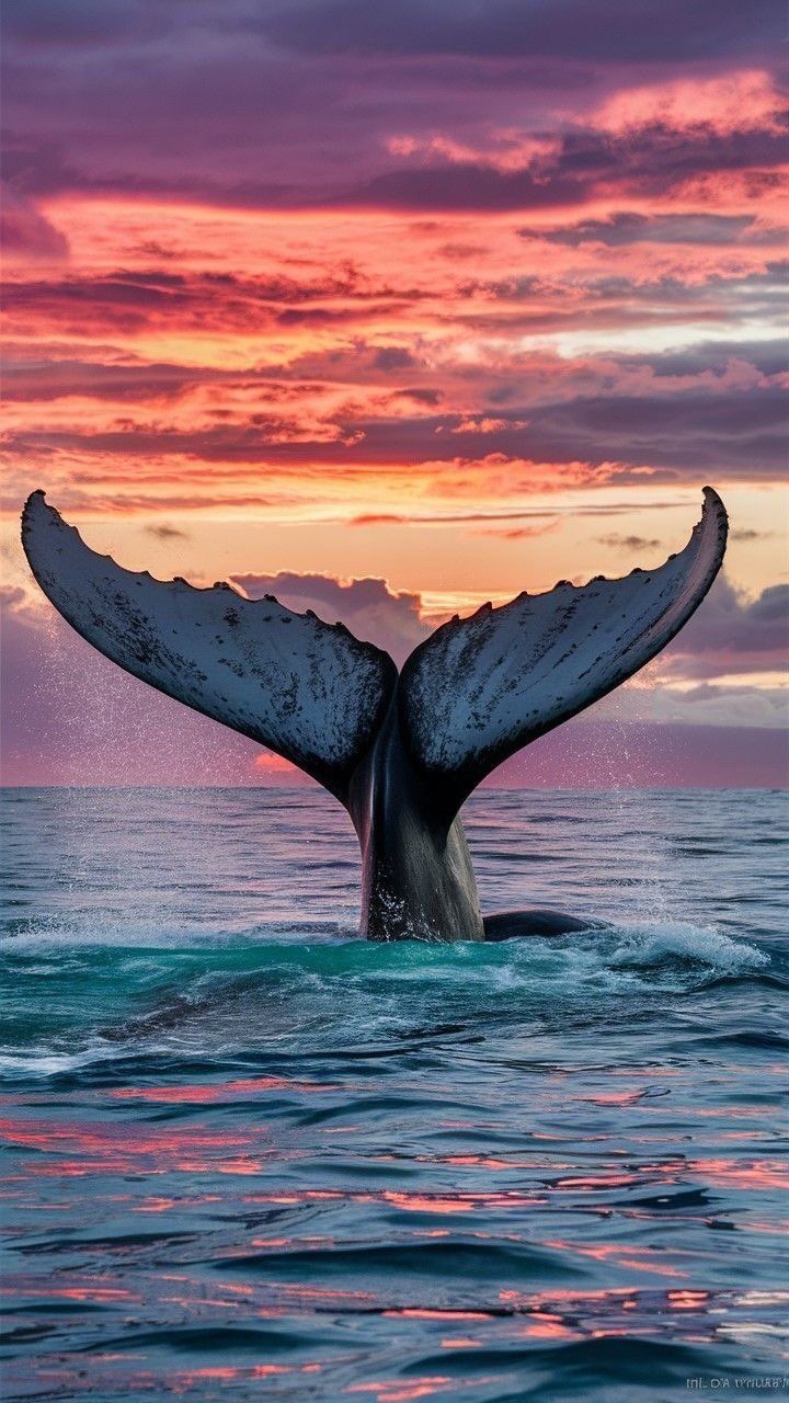 Whale tail in Tonga
